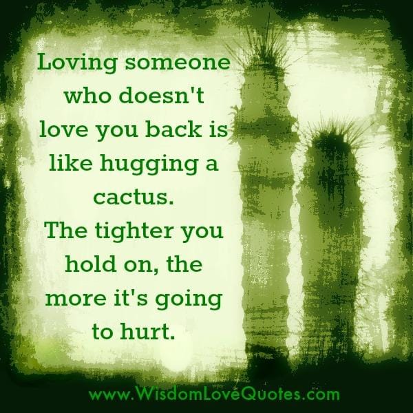 Loving someone who doesn't love you back