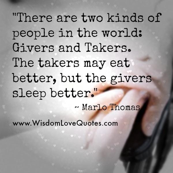 There are two kinds of people in the world