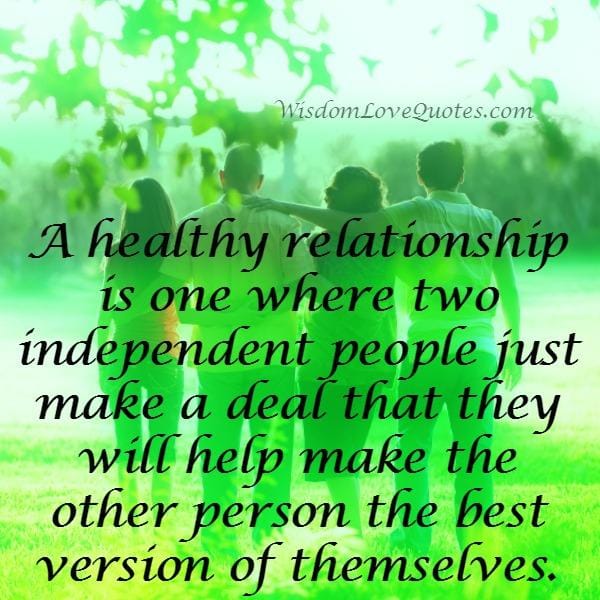 What's a healthy relationship?
