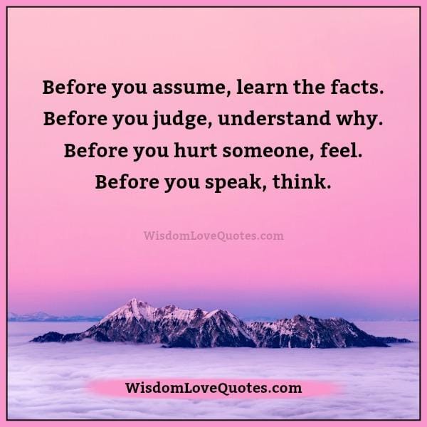 Before you hurt someone, feel