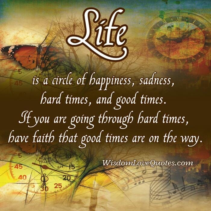 If you are going through hard times