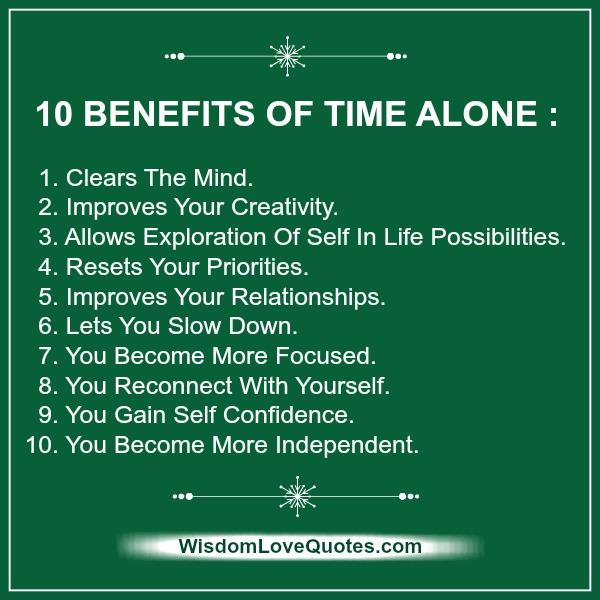 10 Benefits of Time Alone