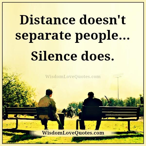 Distance doesn’t separate people